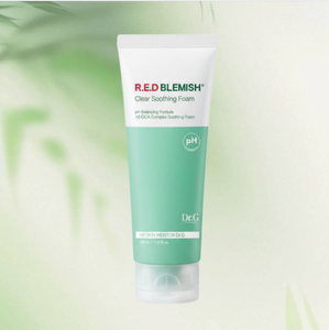 Nettoyant moussant apaisant pour le visage R.E.D Blemish Clear, doux, hydratant, au pH équilibré, nettoyage en profondeur pour peaux sensibles - Product Image 1