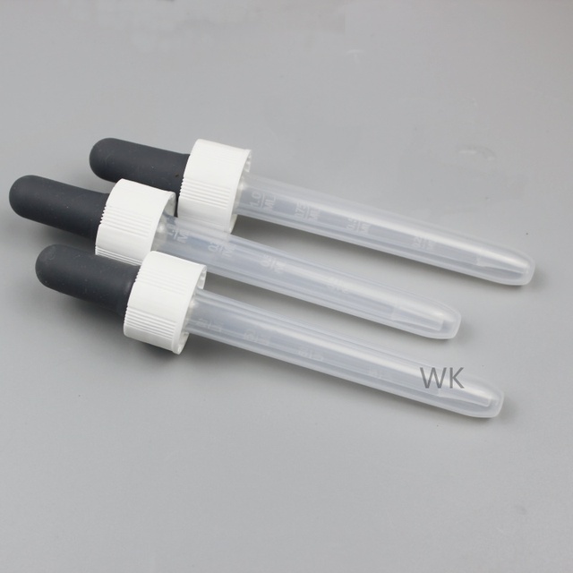 Liquid Droppers Silicone 1ml Clear Liquid Medicine Eye Dropper with Bulb Tip for Kids Feeding Droppers