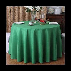 Custom Color High Quality Solid Color <b>Tablecloths</b> Tassel <b>Round</b> <b>Tablecloth</b> Cotton Linen Table Cloth - Product Image 2