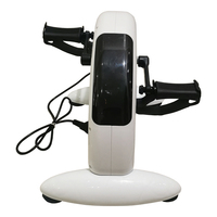Mini Vélo Magnétique d'Exercice à Domicile, Pédalier Électrique Sous Bureau, Stepper à Vitesse Réglable, Conception Écologique pour Personnes Âgées