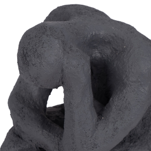 Fermalibri Scultorei in Resina 'Uomo Pensante', Decorazione Artistica per Biblioteca Domestica, Set di Fermalibri Moderni - Product Image 4