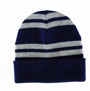 Gorro estirado <span class=keywords><strong>de</strong></span> punto a rayas estilo <span class=keywords><strong>Harry</strong></span> College etiqueta privada con etiqueta personalizada - Product Image 4