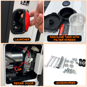 Chất Lượng Cao Siêu Yên Tĩnh 5KW 6KW 8KW 10KW 12KW 15KW 17kw Biển Mini Máy Phát Điện Xăng Di Động Nước Biển Máy Phát Điện Làm Mát Bằng Không Khí - Product Image 3