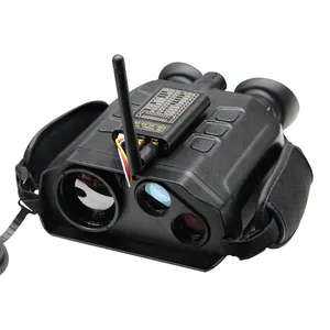 Bússola eletrônica para medição de distância, detector portátil de imagem térmica binocular, bússola GPS, RE350LRF, ideal para uso com imagem térmica