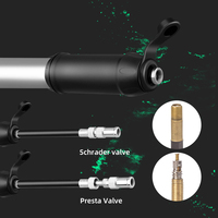 100 Psi High Pressure Aluminum Alloy Mini Hand Air Pump Bike Accessories Portable Bicycle Pumps