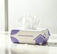 Lingettes pour bébé personnalisées avec logo OEM, écologiques, extra douces, non parfumées, 80, 100, 120 pièces, matériau non tissé, 15x20 cm