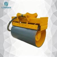 Compacteur routier hydraulique Lonsen LSR-04 pour excavatrice, idéal pour le compactage des sous-sols de voies ferrées à grande vitesse, pour engins de 2 à 40 tonnes