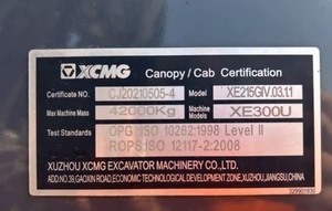 HANGKUI XCMG XE300E 35 tonnes 90% neuf d'origine Chine avec EPA, CE, excavatrice agricole d'occasion XCMG 300E pour le terrassement - Product Image 3