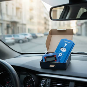 Disco de Estacionamiento Electrónico Digital Confiable, Accesorio para Auto, Plástico, con Función de Ocultación con un Clic - Product Image 3