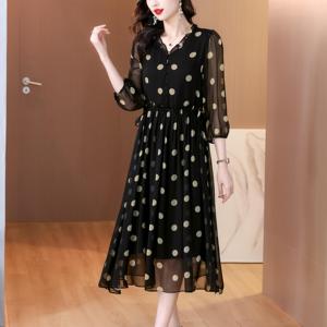 Femmes été imprimé fleuri Maxi robe élégante dentelle décoration taille cintrée pour <span class=keywords><strong>Vogue</strong></span> Style décontracté tailles 2XL 3XL 4XL - Product Image 5