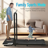 Nouveau tapis roulant mécanique de grande taille avec moteur de 0,65 CV, vitesse de 1 à 8 km/h, écran LED, sans moniteur de fréquence cardiaque, pour la maison et la salle de sport