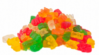 Bonbons Gommeux Véganes de Qualité Supérieure à la Gomme de Chanvre en Forme d'Ours