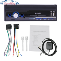 9702 1Din Android 8.1 Autoradio 7 "Manuel Rétractable Écran Tactile Stéréo MP5 Lecteur GPS FM WiFi Radio Lecteur Multimédia Lecteur