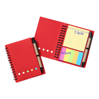 Carnet de notes en papier kraft ligné A5 gros cahiers mignons avec stylos cahier en vrac avec notes autocollantes