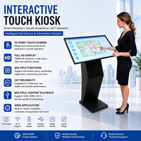 Kiosco Interactivo Táctil 2K con Pantalla Digital de Información, Terminal Inteligente de Orientación, Pantalla Táctil de Autoservicio para Espacios Públicos