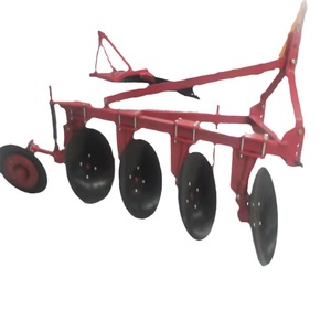 Disc Plough 3 Row Farm <b>Cultivator</b> Red Steel Discs For Tractor Use - Product Image 5