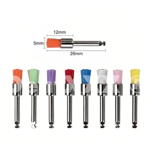 Paquete de 50 Cepillos de Nylon para Pulir, Planos, Coloridos/Blancos, Ra/Latch para Pulido de Superficies en Arte de Uñas, Piezas Industriales - Product Image 3