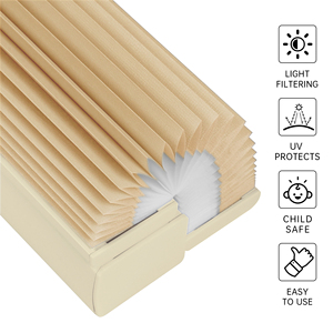 Stores alvéolaires sans fil SAMADHI à ouverture par le haut et le bas, filtrant la lumière, stores cellulaires pour fenêtres, sécurité enfant, couleur et design personnalisés - Product Image 2