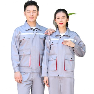 ชุดทำงานนิรภัยสำหรับผู้ชายมืออาชีพ สำหรับงานออฟฟิศ พร้อมแถบสะท้อนแสงพิเศษสำหรับงานก่อสร้าง - Product Image 1