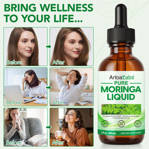 ArtoaLabs 60ml ekstrak daun <span class=keywords><strong>Moringa</strong></span> organik metabolisme minyak Vegan dan cairan pendukung kekebalan tubuh untuk energi - Product Image 6