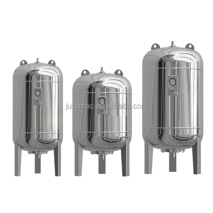 Pressure Boosting 200L 53Gallon 300L 80Gallon Stainless Steel Diaphragm Water Pressure Tank