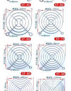JEEK 140mm Metal <strong>Fan</strong> Guard <strong>Grill</strong>, <strong>Computer</strong> <strong>Fan</strong> Cover for 140x140x25mm Cooling <strong>Fan</strong>, for PC Case and Cabinet Ventilation - Product Image 6