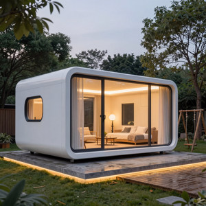 <span class=keywords><strong>Casa</strong></span> Móvil Tipo Cápsula, Oficina Inteligente, Habitación Silenciosa Apple, Contenedor Prefabricado, Decoración para <span class=keywords><strong>Casa</strong></span> de Huéspedes, Diseño de Modelo 3D de 20 mm de Grosor 1 - Product Image 2