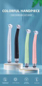 다채로운 치과 핸드피스 단일 물 스프레이 고속 터빈 치과 도구 알루미늄 합금 2/4 구멍 전력 소스 - Product Image 6