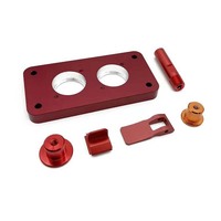 Pièces en alliage d'aluminium usinées CNC de précision 3D ; Services de fraisage et tournage sur mesure de haute précision, surface polie, quincaillerie métallique