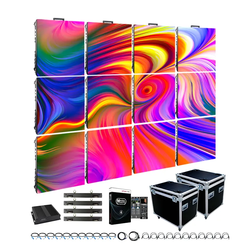 P2.6 P2.976 Rental LED Display 50x100 50x50 Concert Backstage LED Screen Indoor Outdoor P3.91 P4 P4.81 P3 LED Video Wall
