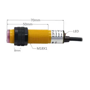 E3F-5C1 5DL NPN NO interruttore sensore fotoelettrico sensore a fascio passante laser fotoelettrico rotondo a raggio passante