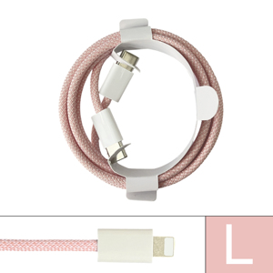 <span class=keywords><strong>C</strong></span>âble de chargeur tressé en nylon PD60W couleur macaron 1M 3A Type <span class=keywords><strong>C</strong></span> vers Type <span class=keywords><strong>C</strong></span> pour <span class=keywords><strong>Apple</strong></span> 15 16 Pro Max <span class=keywords><strong>C</strong></span>âble <span class=keywords><strong>USB</strong></span> <span class=keywords><strong>C</strong></span> - Product Image 3