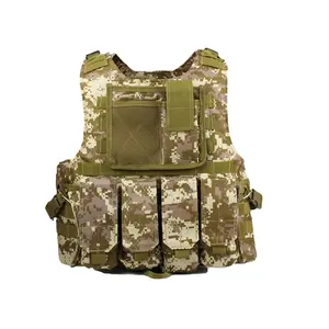 Custom Tactical Combat Vest Oxford Quick Release chaleco tactico Tactisch Multifunctional Plate Carrier Black Tactical Vest