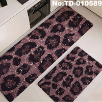 Tapis anti-fatigue en mousse PVC rembourré, antidérapant, confortable, 6 motifs floraux, imperméable, facile à nettoyer