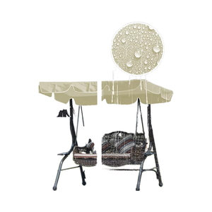 Pergola con Tettoia Impermeabile per Esterni, Gazebo, Sedia a Dondolo, Amaca, Seduta, Tenda Antipioggia per Giardino e Cortile - Product Image 5