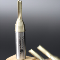 JANDLI Chipbreaker Straight CNC Router Bit / TCT Straight Milling Cutter untuk Pengerjaan Kayu