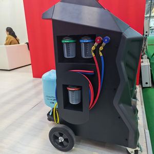 Nouvel équipement automobile WDF X875 R134a amélioré avec fonction de nettoyage pour système de climatisation automobile, récupération et remplissage de réfrigérant - Product Image 2