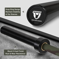 Vente en gros d'usine HUISHENG Barre d'haltérophilie 20kg en acier allié de couleur camouflage pour l'entraînement et le levage de terre à domicile