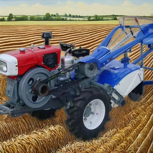 Motoculteur diesel 18/20 ch Mini motoculteur à deux roues motoculteur équipement de machines agricoles avec moteur central 2WD - Product Image 3