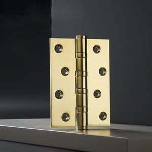 Charnières de porte en acier inoxydable de qualité supérieure 4" et 5" - Design traditionnel pour meubles et cuisine - Product Image 6