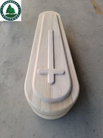 Ataúd de madera personalizable del estilo del diseño moderno de KD aceptable