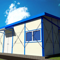 Maison préfabriquée WELLCAMP à deux étages en structure acier, design PTH de luxe, moderne, étanche et respirante, pour villa haut de gamme et salle de sport