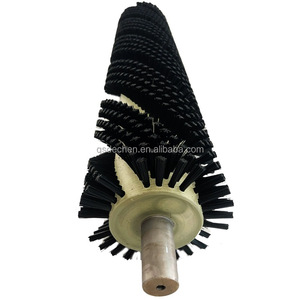 <span class=keywords><strong>Brosse</strong></span> spirale sur mesure à poils en nylon, manche <span class=keywords><strong>métallique</strong></span>, diamètre <span class=keywords><strong>150</strong></span>-250 mm, pour le nettoyage industriel et des fruits et légumes - Product Image 6