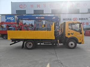Truk Dongfeng 4x2, Truk Pikap dengan <span class=keywords><strong>Crane</strong></span> Shenbai 4 Ton, <span class=keywords><strong>Crane</strong></span> Hidrolik Stiff Boom untuk Dijual - Product Image 5