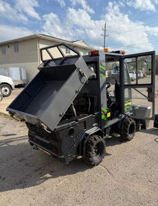 4WD Multi Function <b>Snow</b> <b>Removal</b> Sweeper with Front Blower Rear Sweeper Side Mount <b>Plow</b> System - Product Image 5