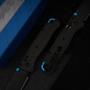 มีดพับอุตสาหกรรมระดับพรีเมียม ใบมีด S90V ด้ามคาร์บอนไฟเบอร์ DIY OEM อุปกรณ์ EDC สำหรับตั้งแคมป์ ล่าสัตว์ จัดส่งรวดเร็ว - Product Image 3