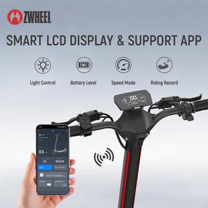 ZWEEL Electric <b>Scooter</b> 3000W*2 Brushless Motor Foldable Aluminum 113KM Range LCD Display LED Lights Disc Brake Unisex - Product Image 4