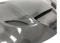 Pour 2015 Dodge Charger SRT Hellcat Style capot avant en fibre de carbone avec évents
