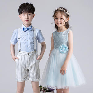 Tenues de spectacle pour chœur d'enfants, robes roses pour concours de poésie et spectacle de danse pour écoles primaires, collèges et maternelles - Product Image 4