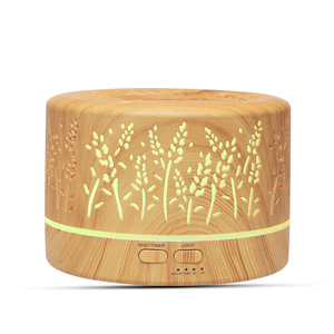 Diffuseur d'aromathérapie en forme d'épi de blé de 700 ml avec minuterie, humidificateur ultrasonique à huile essentielle de 6 W pour usage domestique et hôtelier - Product Image 5